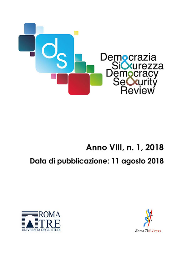 Democrazia e Sicurezza - 2018, n. 1