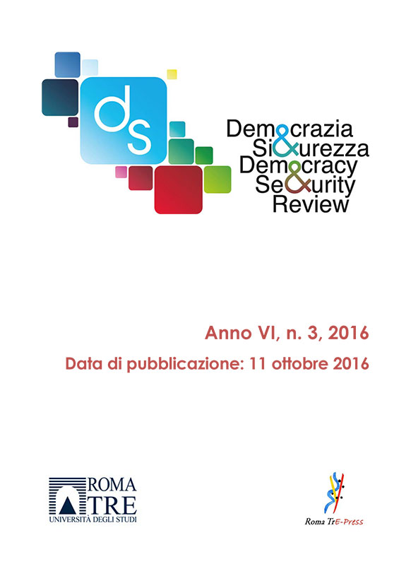 Democrazia e Sicurezza - 2016, n. 3