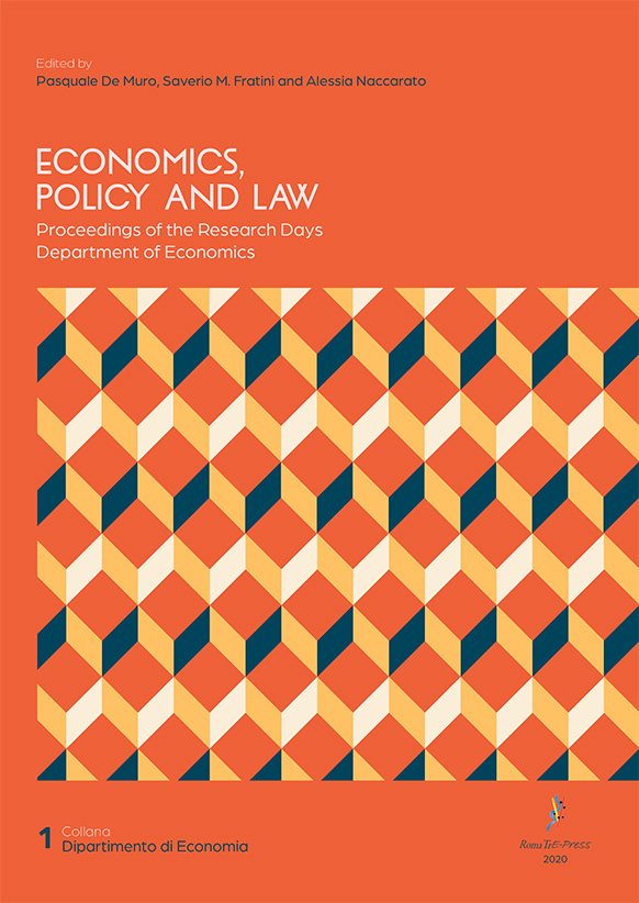 Economics, Policy and Law. Proceedings of the Research Days Department of Economics